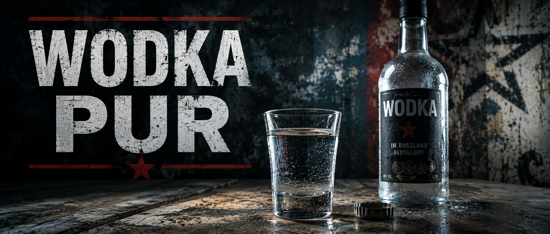 Wodka pur
