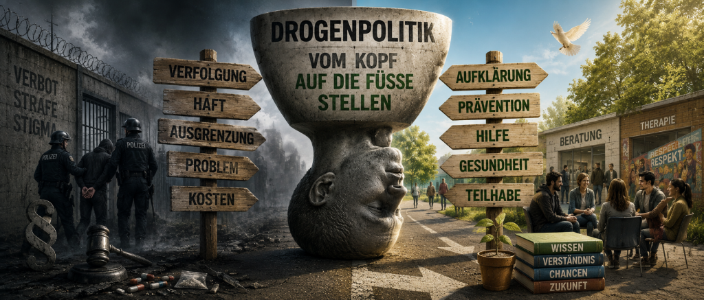 drogenpolitik vomkopf auf die füße stellen