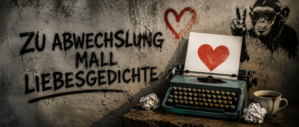 zur abwechslung mal liebesgedichte