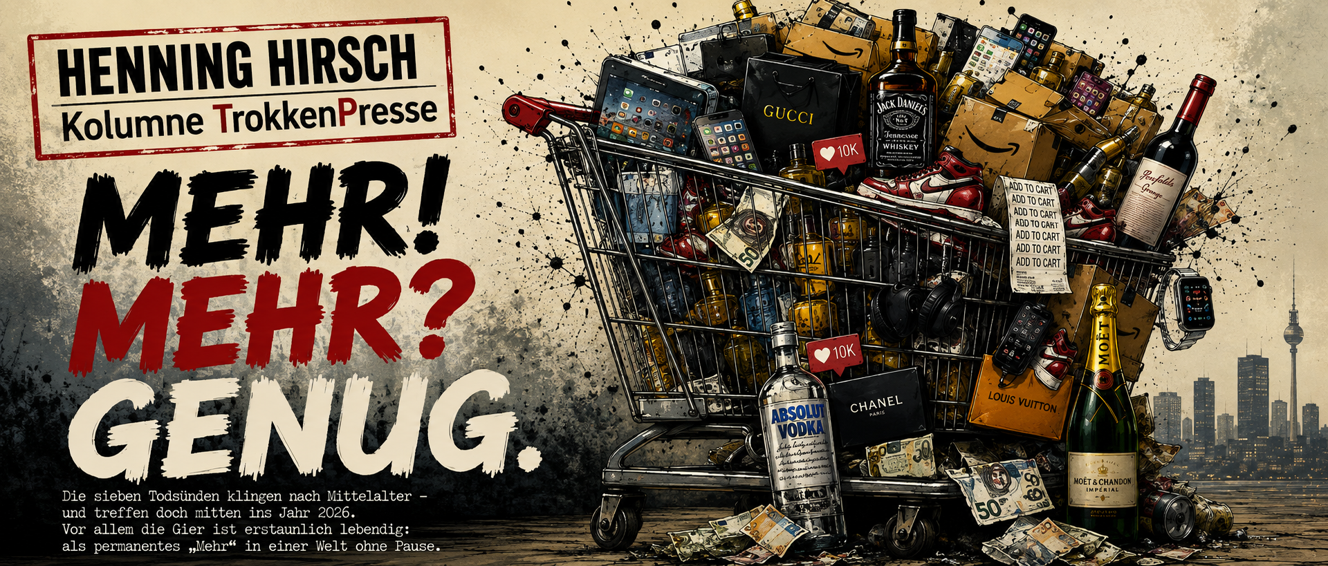 trokkenpresse die große gier