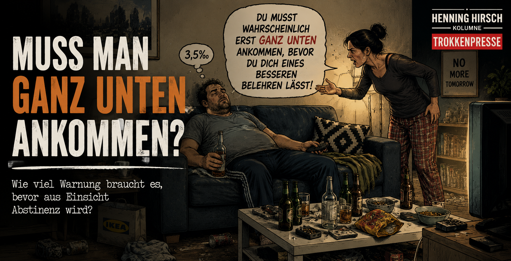 trokkenpresse ganz unten ankommen